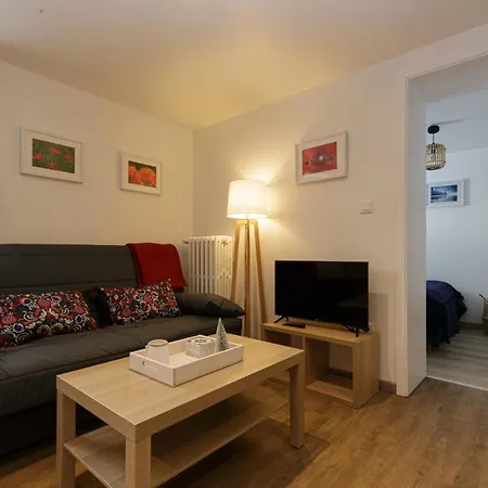 Les Coquelicots, Calme, Jardin Apartman Colmar